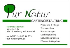 Gewerbe: Pur Natur Gartengestaltung